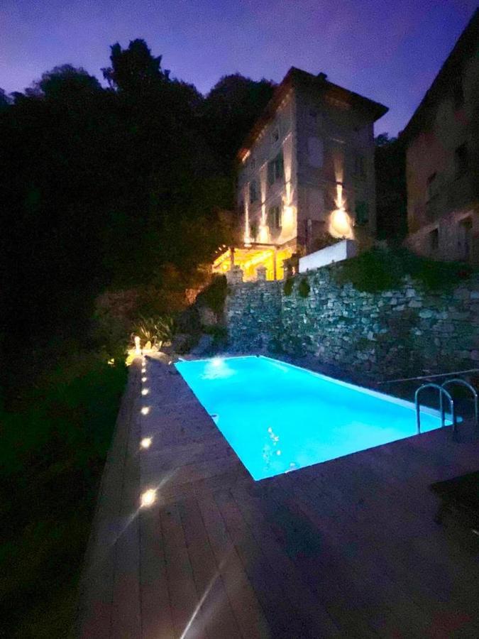 La Casa Sulla Collina Del Castello Villa Breno Luaran gambar